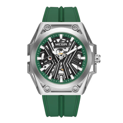 Skeleton Face Mechanical Watch - Stainless Steel Waterproof